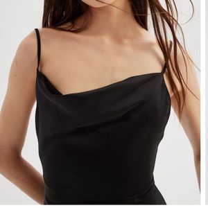 Urban Outfitters Black Cowel Neck Dress